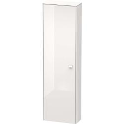 Пенал Duravit Brioso L, 52x24x177 см, подвесной, (левый), с дверцей, с полкой, со стеклянными полками, цвет: белый глянец, в ванную комнату