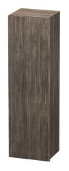 Пенал Duravit DuraStyle, 40x36x140 см, подвесной, (левый), с дверцей, с полкой, со стеклянными полками, цвет: сосна терра/белый матовый, в ванную комнату