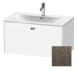 Тумба под раковину для консоли/столешницы Duravit Brioso 92х48х44,2 см, подвесная, ДСП, цвет: сосна терра/хром, 1 выдвижной ящик, прямоугольная