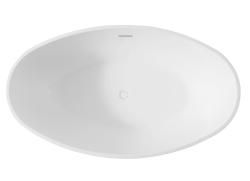 Ванна ABBER 175x100x58 см акриловая, цвет- белый, (без гидромассажа) овальная, отдельностоящая, правосторонняя/левосторонняя, универсальная AB9249-1.7