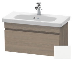 Тумба/шкафчик для консоли/столешницы Duravit DuraStyle под раковину 80х47,8х51,2 см, подвесная, ДСП, цвет: дуб терра/белый матовый, 1 выдвижной ящик, прямоугольная