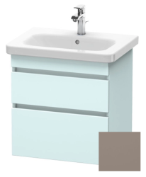 Тумба/шкафчик для консоли/столешницы Duravit DuraStyle под раковину 60х47,8х51,2 см, подвесная, ДСП, цвет: светло-голубой/базальт, 2 выдвижных ящика, прямоугольная