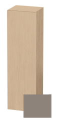 Пенал Duravit DuraStyle, 50x36x180 см, подвесной, (левый), с дверцей, с закрытыми/открытыми полками, цвет: натуральный дуб/базальт, в ванную комнату