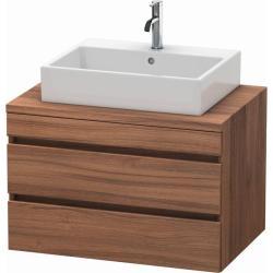 Тумба под раковину для консоли/столешницы Duravit DuraStyle 80х54,8х51,2 см, подвесная, ДСП, цвет: орех, 2 выдвижных ящика, прямоугольная