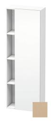 Пенал Duravit DuraStyle, 50x24x140 см, подвесной, (правый), с дверцей, с закрытыми/открытыми полками, цвет: натуральный дуб/белый матовый, в ванную комнату