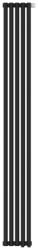 Радиатор отопления Сунержа Эстет-11 EU50 1800х225 5 секций, цвет тёмный титан муар, нижнее подключение, нержавеющая сталь, трубчатый