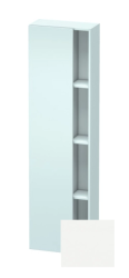 Пенал Duravit DuraStyle, 50x24x180 см, подвесной, (левый), с дверцей, с закрытыми/открытыми полками, цвет: светло-голубой/белый матовый, в ванную комнату