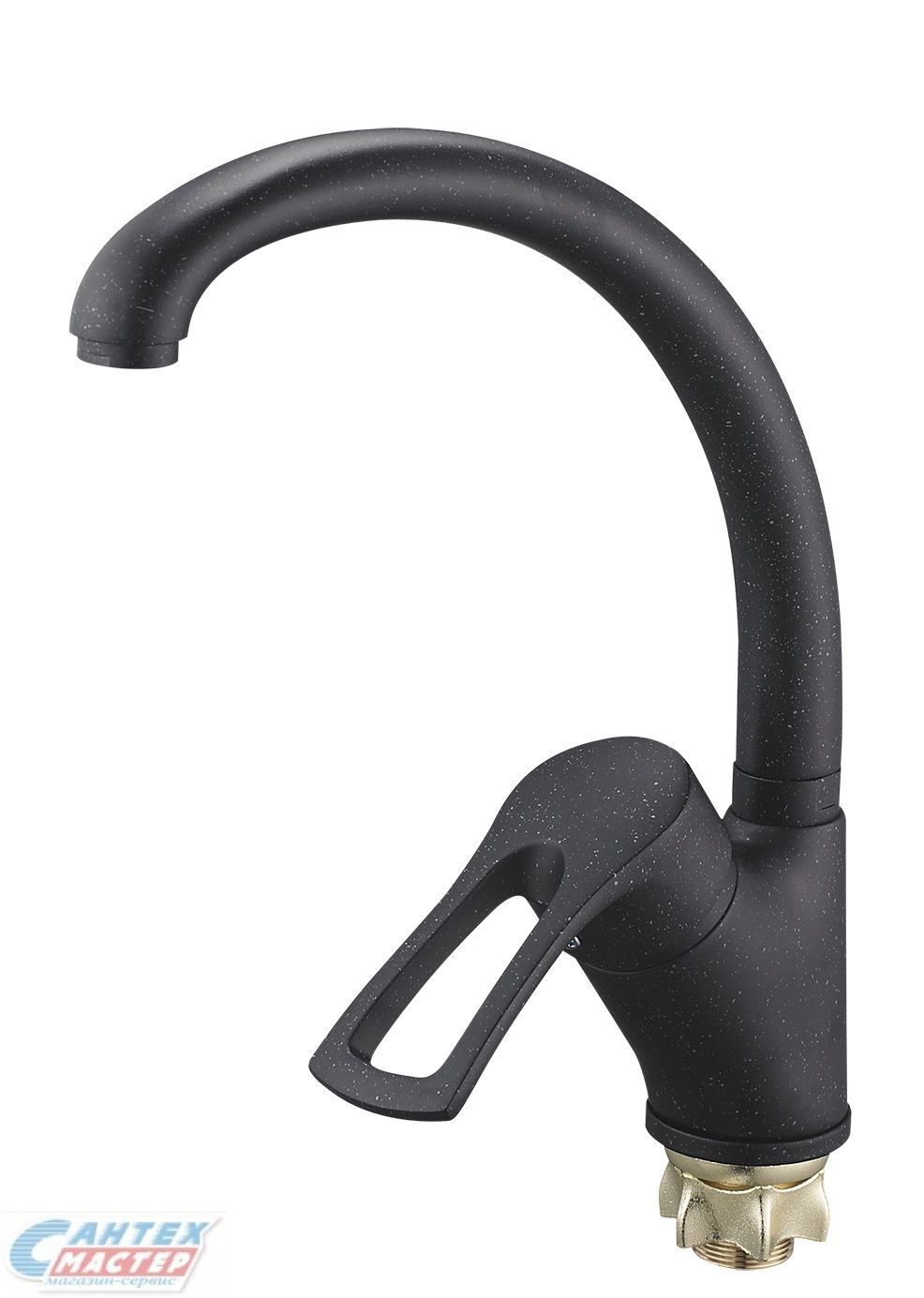 Смеситель для кухни/мойки G-lauf однорычажный, поворотный, керамический, с высоким изливом, длина 210 мм, латунь, цвет черный, кухонный, хромированный, вертикальный, однорукий, одноручный, однозахватный, одноручковые, кран, комплект, сантехника