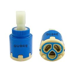 Керамический картридж Splenka Raglo R500.25, 25 мм для смесителя, без ножек, для смешивания и регулировки потока горячей и холодной воды