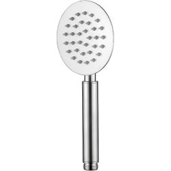 Душевая лейка Haiba, округлая, 1 режим, нержавеющая сталь, цвет сталь, для душа/ванной, душевой, универсальная, стальная