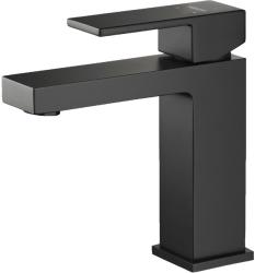 Смеситель для раковины/умывальника Aquatek Либра однорычажный, неповоротный, фиксированный, излив длина 120 мм высота 114 мм латунь, цвет матовый черный