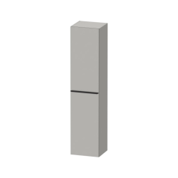 Пенал Duravit D-Neo, 40x36x176 см, подвесной, (правый), с распашной дверцей/одностворчатый, с 5 стеклянными полками, цвет: бетонно-серый, в ванную комнату