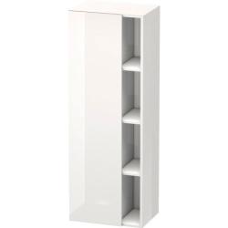 Пенал Duravit DuraStyle, 50x36x140 см, подвесной, (левый), с дверцей, с закрытыми/открытыми полками, цвет: белый глянец, в ванную комнату
