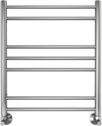 Полотенцесушитель Aquatek Либерти водяной П7 500х600 мм хром, нержавеющая сталь, лесенка, подключение нижнее