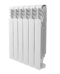 Радиатор Atlant 350/6 биметаллический, панельный, боковое подключение, для отопления квартиры, дома, водяные, мощность 714 Вт, настенный, цвет белый