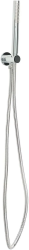 Душевой гарнитур Allen Brau Priority цвет хром, комплект: держатель лейки/ручная лейка латунь, 1 режим/шланг