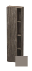 Пенал Duravit DuraStyle, 50x24x180 см, подвесной, (левый), с дверцей, с закрытыми/открытыми полками, цвет: сосна терра/базальт, в ванную комнату