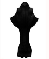 Ножки к ванне Эстет Венеция/Марсель, каменные, цвет черный, фигурные, комплект (4 шт.) правый/левый правосторонний/левосторонний, универсальные для ванны