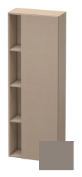 Пенал Duravit DuraStyle, 50x24x140 см, подвесной, (правый), с дверцей, с закрытыми/открытыми полками, цвет: лен/базальт, в ванную комнату