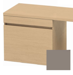 Тумба/шкафчик для консоли/столешницы Duravit DuraStyle под раковину 50х54,8х51,2 см, подвесная, ДСП, цвет: натуральный дуб/базальт, 1 выдвижной ящик, прямоугольная