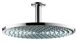 Верхний душ Hansgrohe Raindance S 300 Air 1jet потолочным подсоединением, потолочный монтаж, круглый, с 1 режимом, размер 30 см, латунный, цвет хром, для душа/ванной