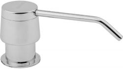 Встраиваемый дозатор Longran для жидкого мыла, латунь, цвет хром, объем емкости колбы - 300 мл, для кухонных моек, встраиваемый в мойку, для кухни