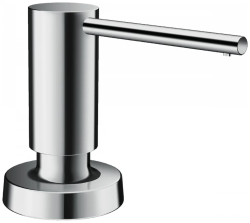 Дозатор Hansgrohe A51 для жидкого мыла, встраиваемый, латунь, цвет хром, емкость дозатора объемом - 500 мл, для кухонной мойки