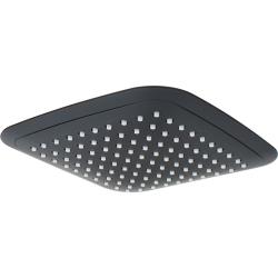 Верхний душ Melodia Standard Middle квадратная, 200х200 мм черный, ABS-пластик, тропический душ, для душа/ванной MKP20597C_bk