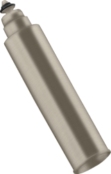 Удлинение Axor Starck для излива, латунь, цвет: шлифованный никель, 6 см, округлый, монтаж на смеситель, резьбовое соединение