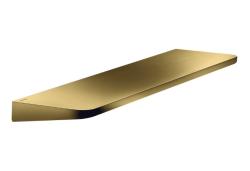 Полка Axor Universal Circular, размер 40х11 см, настенная, цвет: полированное золото, латунная, прямоугольная, подвесная, для душа/ванной