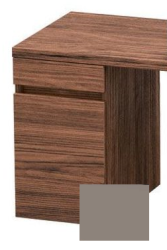 Тумба/шкафчик для консоли/столешницы Duravit DuraStyle под раковину 30х54,8х51,2 см, подвесная, ДСП, цвет: орех темный/базальт, 1 выдвижной ящик, прямоугольная