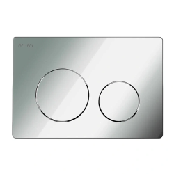 Кнопка смыва Am.Pm PrimeFit L хром, клавиша управления для сливного бачка, инсталляции унитаза, двойная, механическая, панель, универсальная, размер 240х162х10 мм