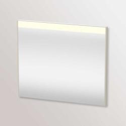 Зеркало Duravit Brioso, 82х70х4,5 см с LED/ЛЕД-подсветкой, прямоугольное, подвесное/настенное, цвет рамы: серо-коричневый, сенсорный выключатель, диммер, для ванной