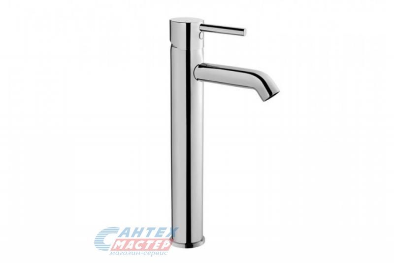 Смеситель для раковины Vitra Minimax S однорычажный, излив короткий, длина 125 мм, керамический, латунь, цвет хром, без донного клапана