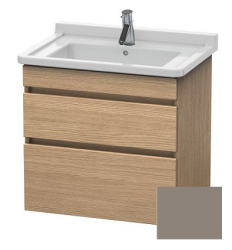 Тумба/шкафчик для консоли/столешницы Duravit DuraStyle под раковину 40х54,8х51,2 см, подвесная, ДСП, цвет: дуб европейский/базальт, 2 выдвижных ящика, прямоугольная