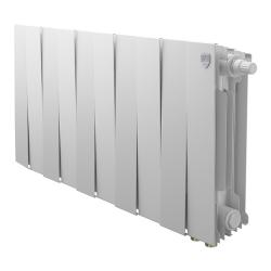 Радиатор отопления Royal Thermo PianoForte 300 Bianco Traffico VDR80 (10 секций) биметаллический, нижнее, правое подключение, для квартиры, дома, водяные, мощность 1230 Вт, настенный, батарея, белый