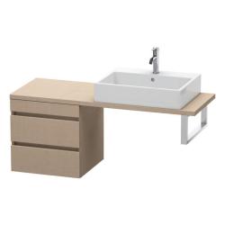 Тумба/шкафчик для консоли/столешницы Duravit DuraStyle под раковину 50х47,8х51,2 см, подвесная, ДСП, цвет: лен, 2 выдвижных ящика, прямоугольная