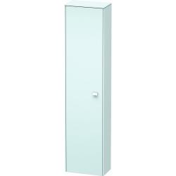 Пенал Duravit Brioso R, 42x24x177 см, подвесной, (правый), с дверцей, с полкой, со стеклянными полками, цвет: светло-голубой, в ванную комнату