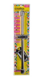 Душевая стойка Melodia della vita с мыльницей D25 мм, L=600 мм, нержавеющая сталь, ABS пластик, хром MKP20033BL