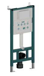 Инсталляция Knotlor Spectrum без клавиши (конпки) смыва, система для подвесного унитаза, со скрытым смывным бачком (бак), комплект, размеры рамы (каркас) 500х1125х120 мм, скрытая