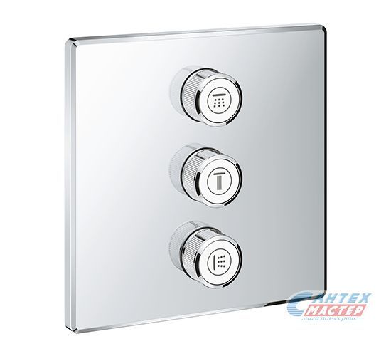 Вентиль для смесителя Grohe Grohtherm SmartControl на 3 выхода хром 29127000