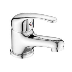 Смеситель для раковины/умывальника Olives Olisan PF1500 однорычажный, неповоротный, керамический, длина излива 90 мм, латунь, цвет хром