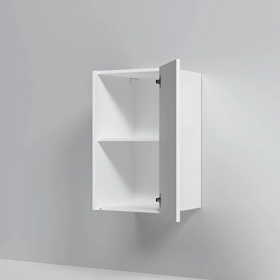 Шкаф AM.PM Func 40, 40х68,5х35 см подвесной, правый, 1 распашная дверца, цвет белый матовый