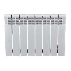Радиатор алюминиевый Kromwell Neo Al 350/10 (10 секций) боковое подключение, для отопления квартиры, мощность 1150 Вт, настенный, батарея