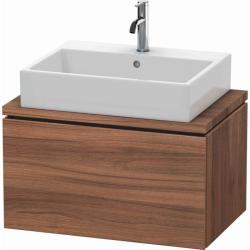 Тумба под раковину для консоли/столешницы Duravit L-Cube 72х47,7х40 см, подвесная, ДСП, цвет: орех матовый, 1 выдвижной ящик, прямоугольная