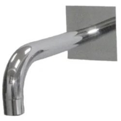 Излив Webert Sax Evolution настенный, латунь, хром, плоский, с аэратором, l-образный, встраиваемый/встроенный, для смесителя/ванны/ванной/душевой