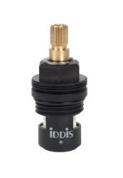 Кран-букса IDDIS Optima Home керамика, пластик, угол поворота 90°, 20 зубцов, G1/2", h=53 мм, цвет черный 998PP531SM