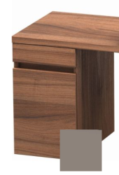 Тумба/шкафчик для консоли/столешницы Duravit DuraStyle под раковину 30х54,8х51,2 см, подвесная, ДСП, цвет: орех/базальт, 1 выдвижной ящик, прямоугольная