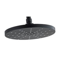 Верхний душ Melodia Standard Middle круглая, d225 мм черный, ABS-пластик, тропический душ, для душа/ванной MKP27000С_bk
