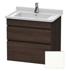 Тумба/шкафчик для консоли/столешницы Duravit DuraStyle под раковину 60х47,8х51,2 см, подвесная, ДСП, цвет: каштан темный/белый матовый, 2 выдвижных ящика, прямоугольная